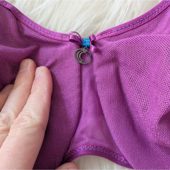 Chantelle Minimizer Bra Natural Purple Lined Seamless Full Coverage 34DDD 34F - Picture 6 of 10